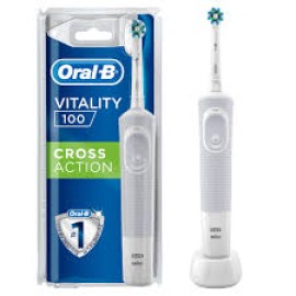 Oral B Vitality Cross Action White 1 Τεμάχιο