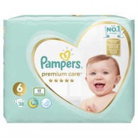 Pampers Premium Care No 6 (13+kg) Jumbo Box 38τμχ