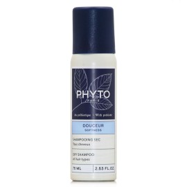 Phyto Douceur Softness Dry Shampoo Ξηρό Σαμπουάν για Όλους τους Τύπους Μαλλιών 75 ml