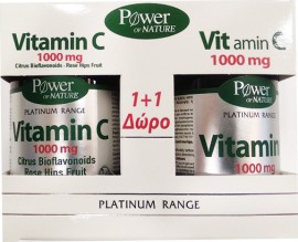 Power Of Nature Classics Platinum Range Vitamin C 1000mg 30 ταμπλέτες & Vitamin C 1000mg 20 ταμπλέτε