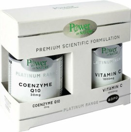 Power Of Nature Platinum Coenzyme Q10 30mg 30caps + Δώρο VitC 1000mg 20tabs