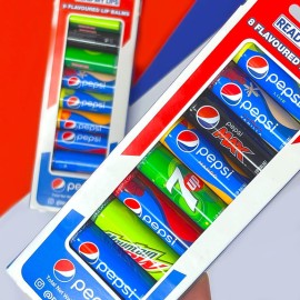 Read My Lips Pepsi 8 Pack Lip Balm (Pepsi Cherry Vanilla, Mountain Dew, Mug, Pepsi Wild Cherry, Clas