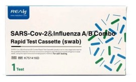 Realy SARS-Cov2 & Influenza A/B Combo Rapid Test Cassete Διαγνωστικό Τεστ Ταχείας Ανίχνευσης Αντιγόν