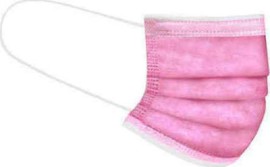 Siamidis CSMED Ιατρική Μάσκα 3-ply BFE 99,9% Τύπου ΙΙR ΕΛΟΤ EN 14683+AC Ροζ 1τμχ