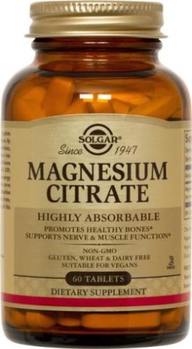 Solgar Magnesium Citrate 200mg, 60tab