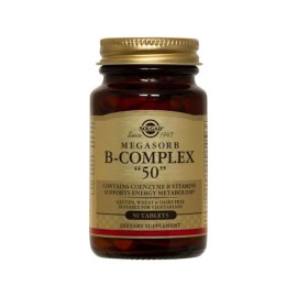 Solgar Megasorb Vitamin B-Complex ,50 Tablets