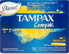Tampax Compak Regular, 16pcs