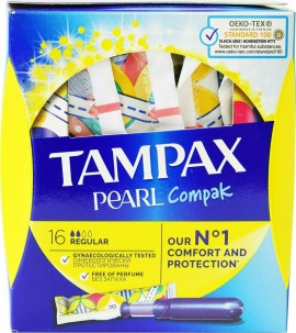 Tampax Pearl Compak Regular, 16pcs