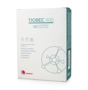 Tiobec 400 Συμπλήρωμα Διατροφής Για Το Οξειδωτικό Στρες & Το Νευρικό Σύστημα, 40 Δισκία