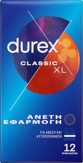 Durex Προφυλακτικά Classic XL 12τμχ