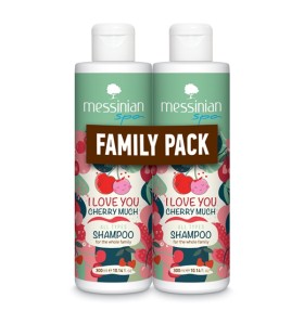 Messinian Spa I Love you Cherry Much Shampoo Family Pack 300ml 1+1