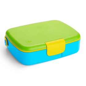 Munchkin Bento Box Green/Blue Δοχείο Φαγητού Πράσινο/Γαλάζιο 18+ μηνών 