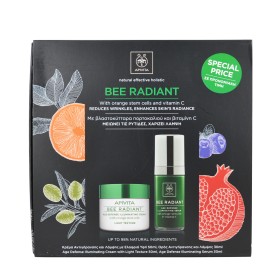 Apivita Bee Radiant Πακέτο Με Light Cream Αντιγηραντική Κρέμα Προσώπου Ελαφριάς Υφής 50ml & Μαζί Ser