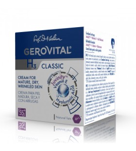 Gerovital H3 Classic Αντιρυτιδική Κρέμα για Ώριμο, Ξηρό Δέρμα με Ρυτίδες 50ml