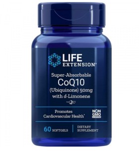 Life Extension Super Absorbable Co Q10 D Limonene 50mg 60softgels (Συνένζυμο CoQ10)