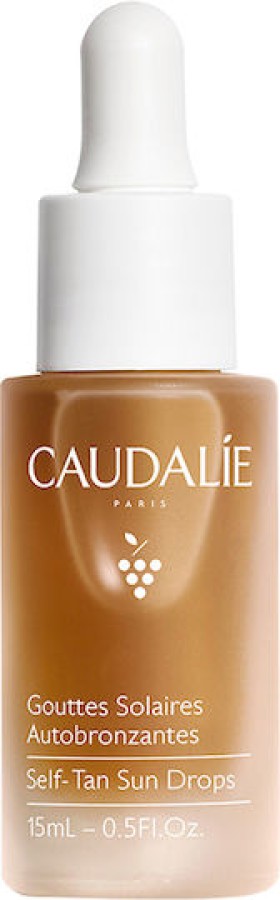 Caudalie Sun Drops Self Tanning Gel Προσώπου 15ml