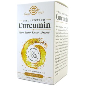 Solgar Full Spectrum Curcumin, 30 Κάψουλες
