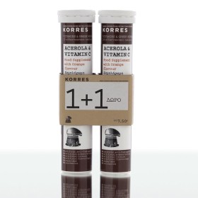 Korres Acerola & Vitamin C 2 x 18 αναβράζοντα δισκία