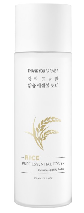 Thank You Farmer Rice Pure Essential Toner Τονωτική Λοσιόν Προσώπου σε Μορφή Essence 200ml