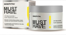 Gerovital Must Have Ενισχυμένη Κρέμα Ενυδάτωσης Sorbet 2% Niacinamide + 0,3% Υαλουρονικό Οξύ 50ml