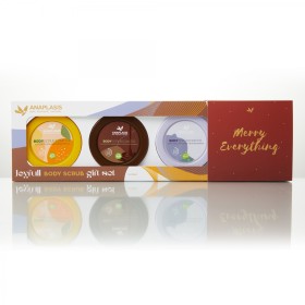 Anaplasis Joyfull Body Scrub Gift Set (Vanilla 75ml, Tutti Frutti 75ml, Chocolate Mousse 75ml)