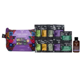 Apivita Express Yourself Set With 5 Face Masks & Δώρο Cleansing Foam 75ml Σε Συλλεκτικό Νεσεσέρ