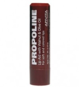 Apivita Propoline Lip Aid Walnut 4gr