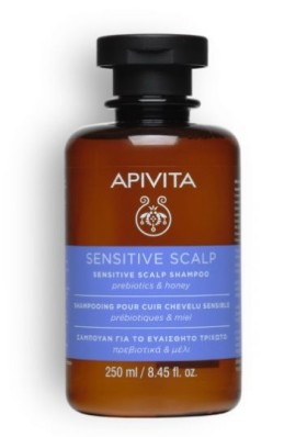 Apivita Sensitive Scalp Prebiotics & Honey Σαμπουάν Γενικής Χρήσης για Εύθραυστα Μαλλιά 250ml