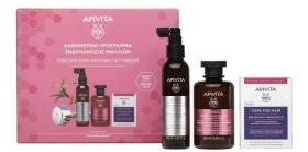 Apivita Tonic Hair Loss Σετ Περιποίησης Μαλλιών κατά της Τριχόπτωσης με Σαμπουάν και Λοσιόν 3τμχ