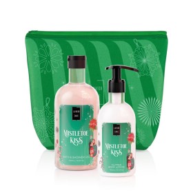 Lavish Care Xmas Winter Mistletoe Kiss Bag Set (Body Lotion 300ml+Showergel 500ml)