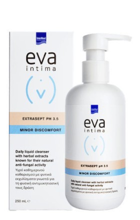 Intermed Eva Intima Extrasept Minor Discomfort pH 3.5 Υγρό Καθαρισμού με Χαμομήλι και Αλόη 250ml