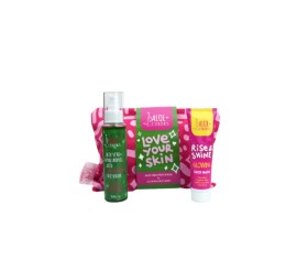 Aloe+ Colors Gift Bag Face Aloe Vera Serum 100ml & Glowing Face Mask 60ml