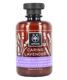 APIVITA ΑΦΡΟΛ ΕΥΑΙΣΘ ΕΠΙΔΕΡ ΥΠΟΑΛΛΕΡΓ CARING LAVENDER 300ML