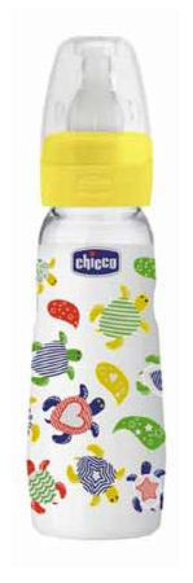 CHICCO ΜΠΙΜΠΕΡΟ ΓΥΑΛΙΝΟ SIMPLY GLASS, ΜΕ ΘΗΛΗ ΣΙΛΙΚΟΝΗ, 240ML 1 ΤΡΥΠΑ ΚΩΔΙΚΟΣ A20-50721-31 ΓΑΛΑΖΙΟ
