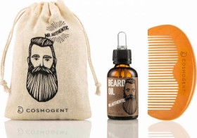 Cosmogent Mr.Authentic Bundle (Mr.Authentic Beard Oil 30ml + Beard + Hair Comb)