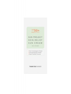 Thank You Farmer Sun Project Skin Relief Sun Cream Αντηλιακό Προσώπου SPF50+, 50ml