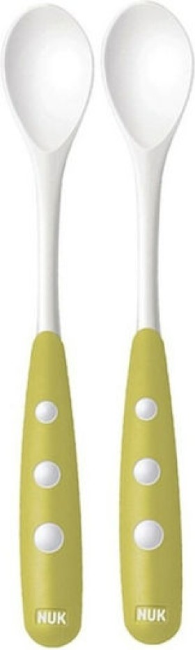 Nuk Easy Learning Κουτάλι Φαγητού Κίτρινο, 6m+ 2 Τεμάχια (10.255.053)