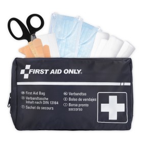 First Aid Only Φαρμακείο Πρώτων Βοηθειών Αυτοκινήτου Τσαντάκι με Εξοπλισμό DIN 13164:2022