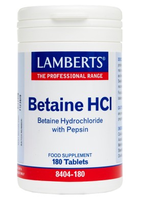 Lamberts Betaine HCL Pepsin 180 tabs