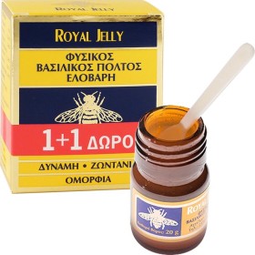 Royal Jelly Φυσικός Βασιλικός Πολτός 20gr 1&1 ΔΩΡΟ