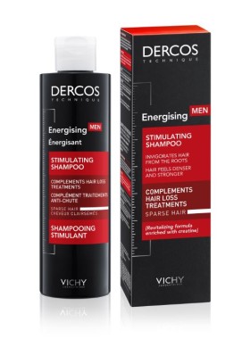 Vichy Dercos Aminexil Men Energising Δυναμωτικό Σαμπουάν για Αδύναμα Μαλλιά 200ml
