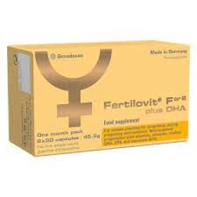 Fertilovit For2 Plus DHA Συμπλήρωμα Διατροφής για Γυναίκες, 60Caps