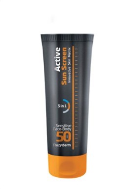 Frezyderm Sun Screen Active Sensitive Face- Body SPF 50+ , 150ml