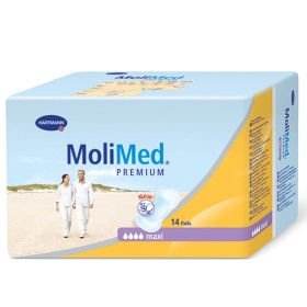 Hartmann Molimed Premium Maxi Σερβιέτες Ελαφράς Ακράτειας 14 τεμάχια