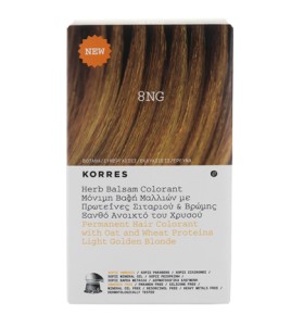 KORRES HERB BALSAM ΒΑΦΗ ΜΑΛΛΙΩΝ, 8NG ΞΑΝΘΟ ΑΝΟΙΧΤΟ ΤΟΥ ΧΡΥΣΟΥ 135ml