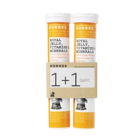 Korres Royal Jelly Vitamins & Minerals 2x18 Αναβράζοντα Δισκία 1+1 Δώρο