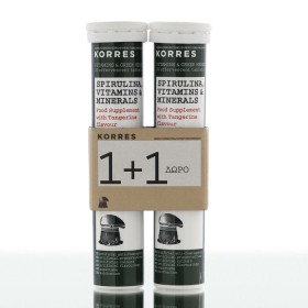 KORRES SPIRULINA, VITAMINS & MINERALS 20 Αναβράζοντα Δισκία ΠΡΟΣΦΟΡΑ 1+1