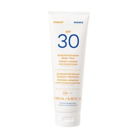 Korres Yoghurt Sunscreen Emulsion Face & Body SPF30 250ml, Αντηλιακή Κρέμα Προσώπου & Σώματος Με Για