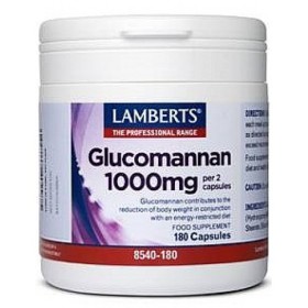 LAMBERTS GLUCOMANNAN 1000MG 180caps