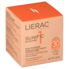 LIERAC SUNIFIC 1 SUN POWDER ΤΕΙΝΤΕ SABLE/SAND COLOR SPF30 6GR